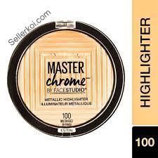 Maybelline New York Master Chrome Facestudio Highlighter- Molten Gold (6.7gm)
